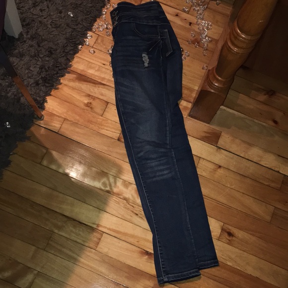 NWOT Blue dark jean SIZE 3 - Picture 7 of 7